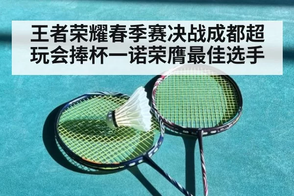 王者荣耀春季赛决战成都超玩会捧杯一诺荣膺最佳选手